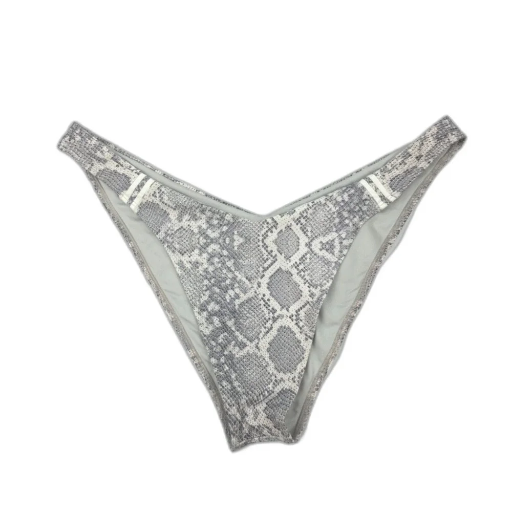 NEW Frankies Bikinis Reef Bottoms Python Snake 90s Y2k Maximalist Clean Girl XL